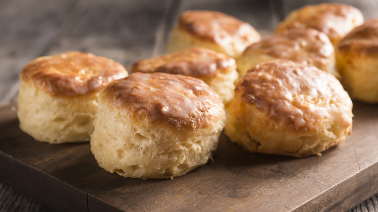 Fresh buttermilk biscuits