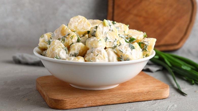 bowl of potato salad