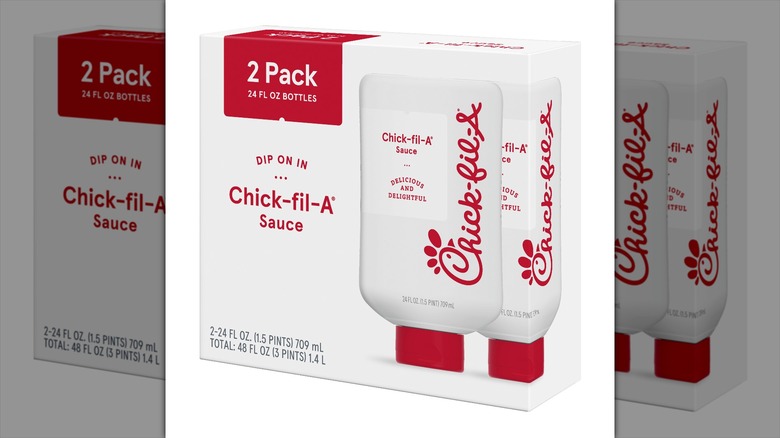 two pack of Chick-fil-A sauce