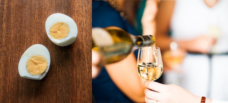 wine and egg diet