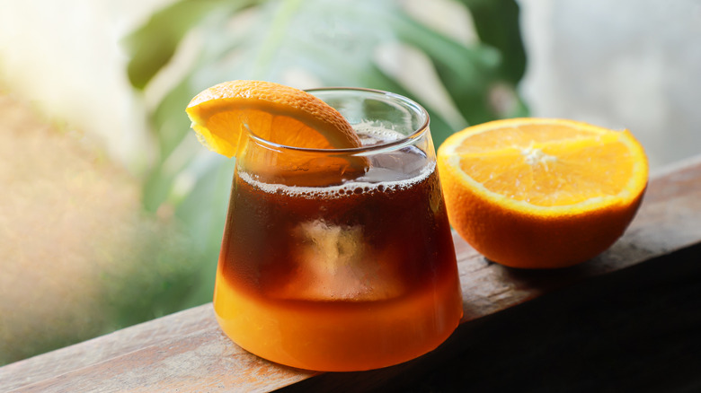 Orange juice and coffee 