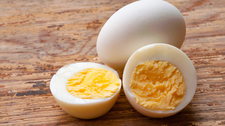 Hard-boiled eggs