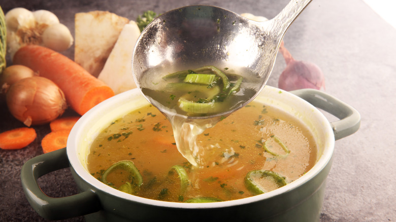 pot of court bouillon