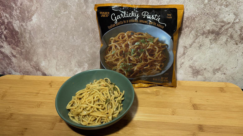 Trader Joe's garlicky pasta