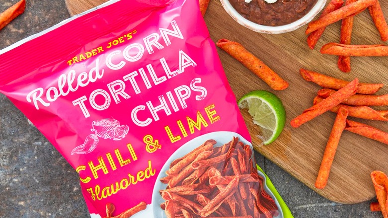 Trader Joe's rolled tortilla chips