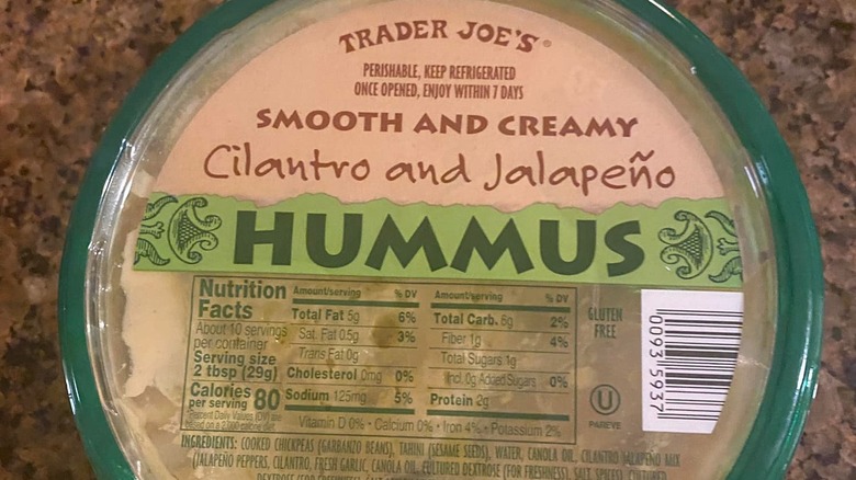 cilantro jalapeño hummus