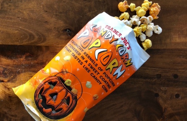 candy corn popcorn