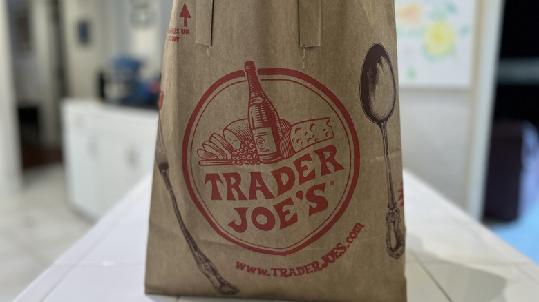 Trader Joe's paper shopping bag