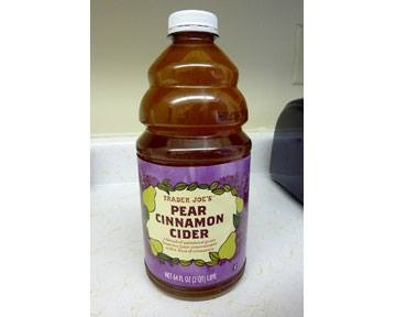 Trader Joe's Pear Cinnamon Cider