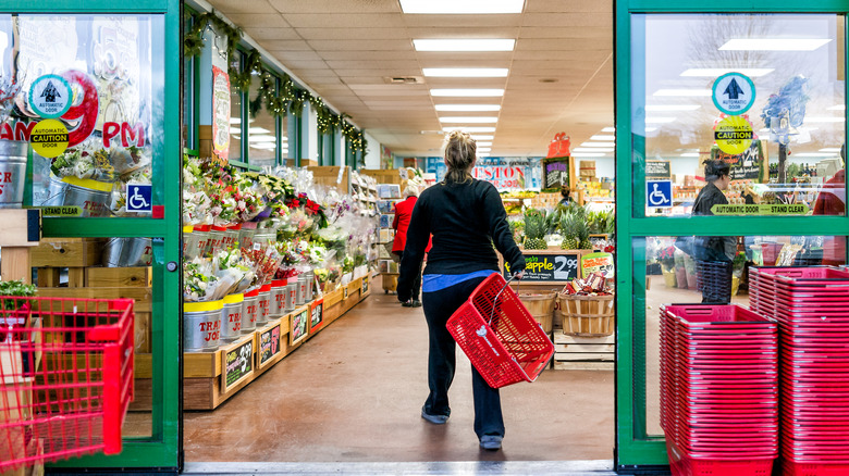 Person shopping at Trader Joe's