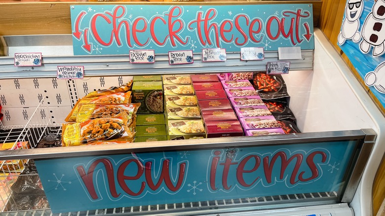 Trader Joe's new items section
