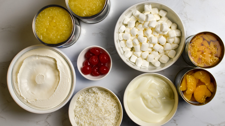 traditional ambrosia salad ingredients 