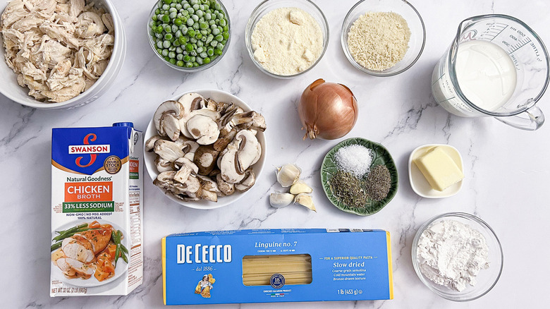 ingredients for chicken tetrazzini