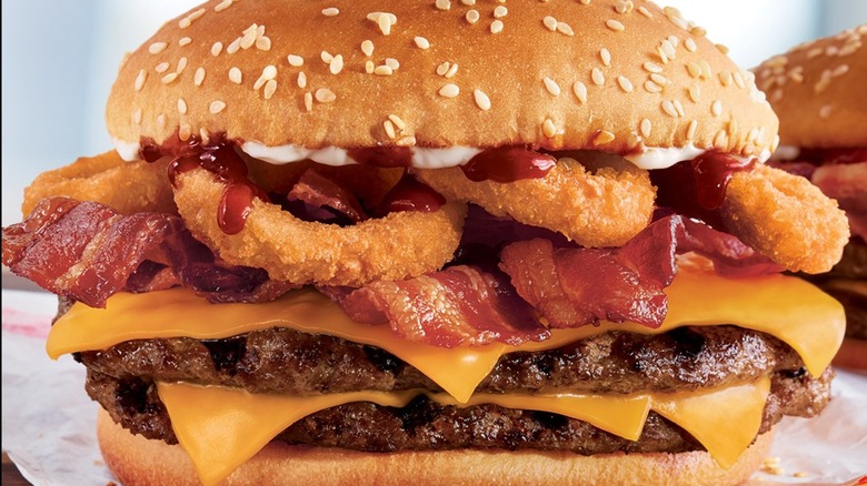 Rodeo Burger close-up