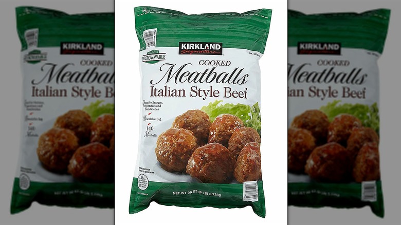 Bag of Kirkland Signature Meatballs