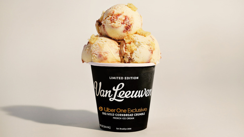 Van Leeuwen BBQ Gold Cornbread Crumble ice cream
