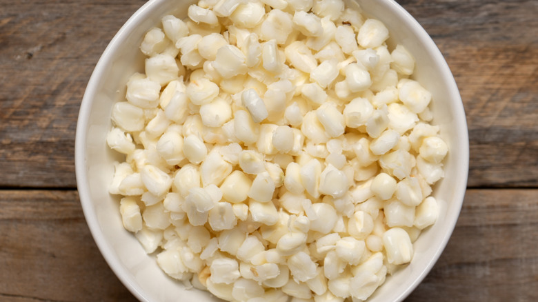 hominy in bowl