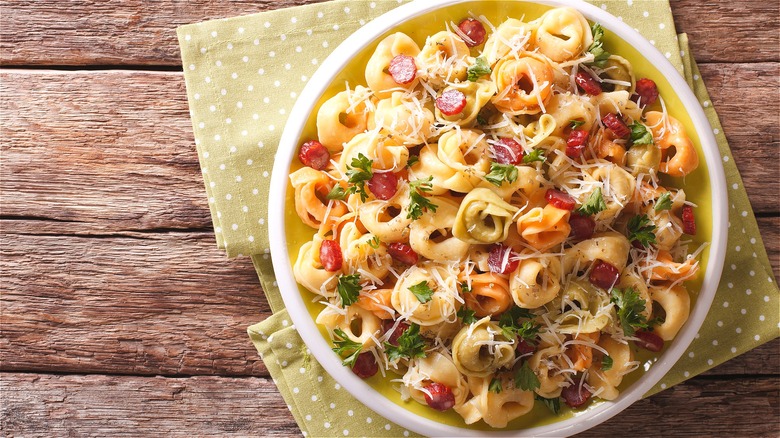 Tortellini pasta salad 