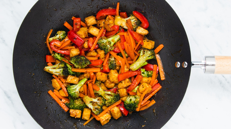 vegetable tofu stir-fry