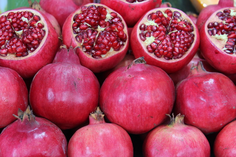 So are tomatoes, kiwis and pomegranates