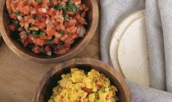 Vegetarian Breakfast Burrito