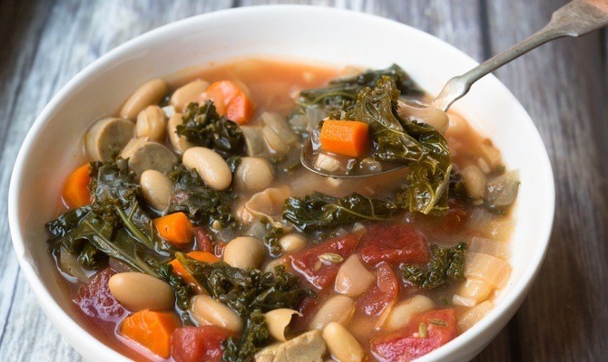 Vegetarian Tuscan Vegetable Soup