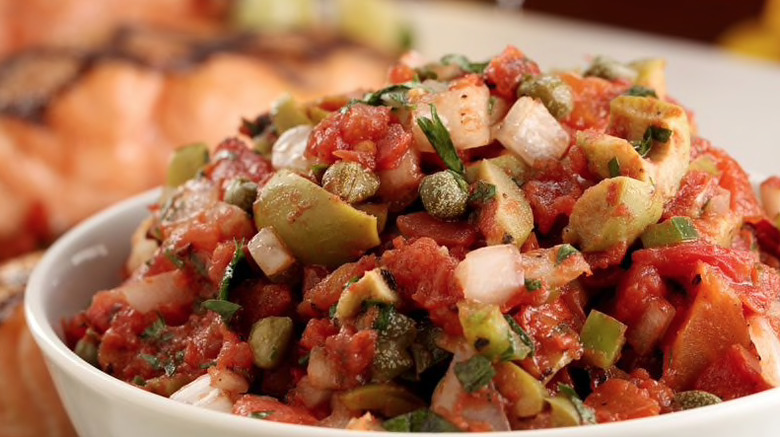 Veracruz Tomato Olive Salsa recipe - The Daily Meal