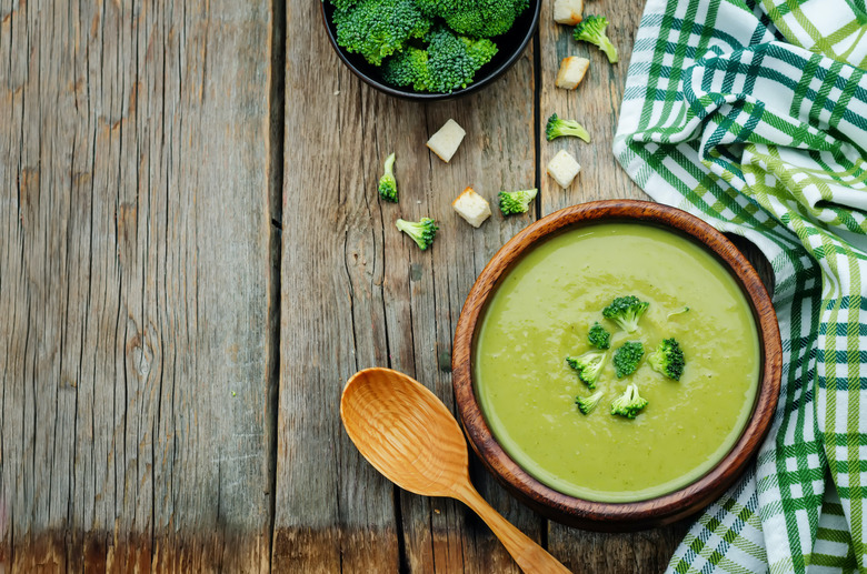 Very Green Broccoli Soup recipe - The Daily Meal