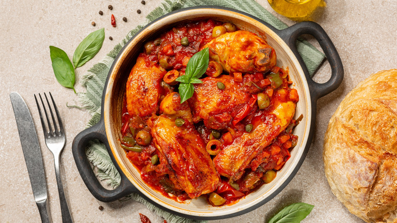 Chicken cacciatore