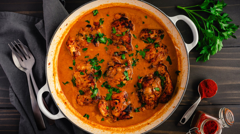 Chicken paprikash