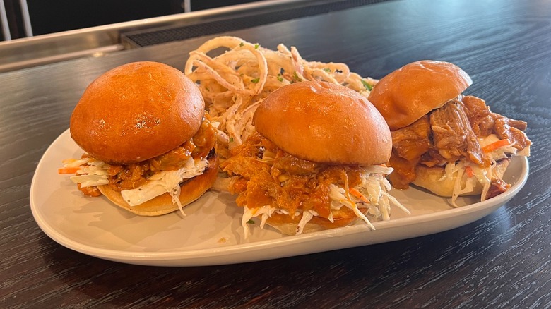 Apple Rye BBQ Pork Sliders
