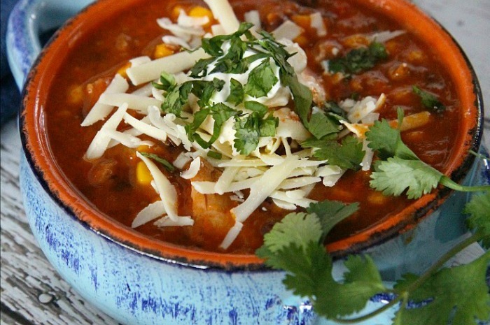 Fiesta Chicken Enchilada Soup