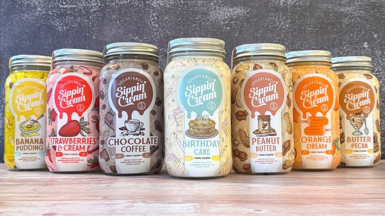 Jars of Sugarlands Sippin' Cream