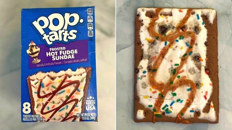 Frosted Hot Fudge Sundae box and Pop-Tart