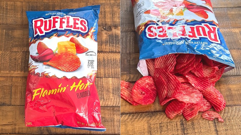Ruffles Flamin' Hot chips