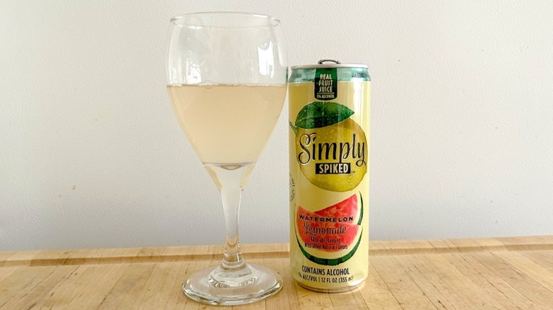 Simply Spiked Watermelon Lemonade