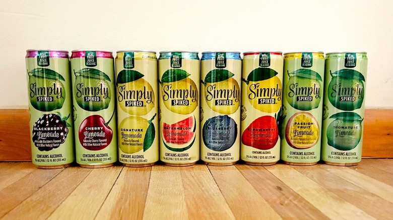 Assorted Simply Spiked drinks