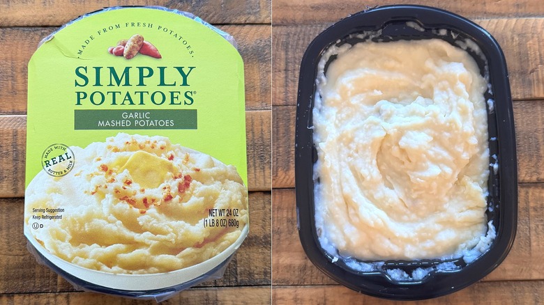 Simply Potatoes premade mashed potatoes