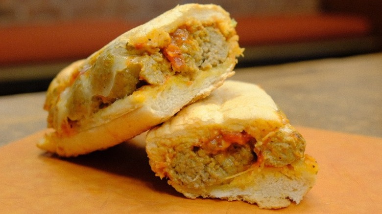 A Mama's Meatball sub from Potbelly