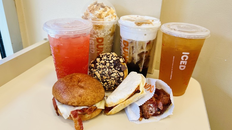 lineup of Dunkin's late summer menu items