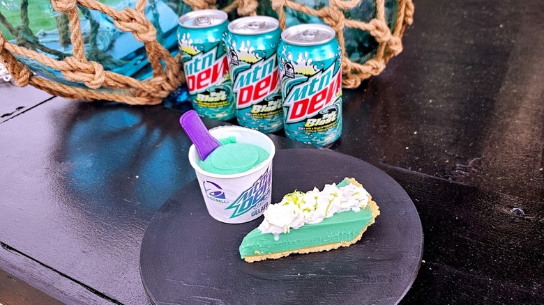 Baja Blast gelato and pie