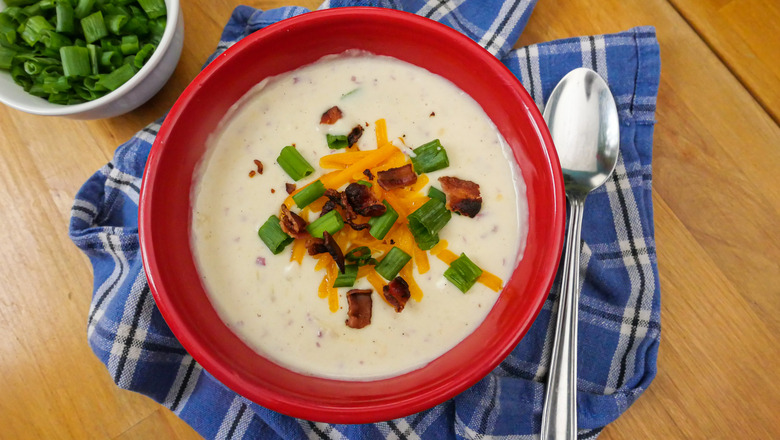 Loaded potato soup