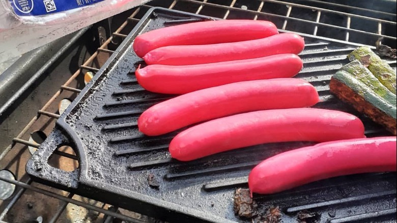 Red snappers on a grill