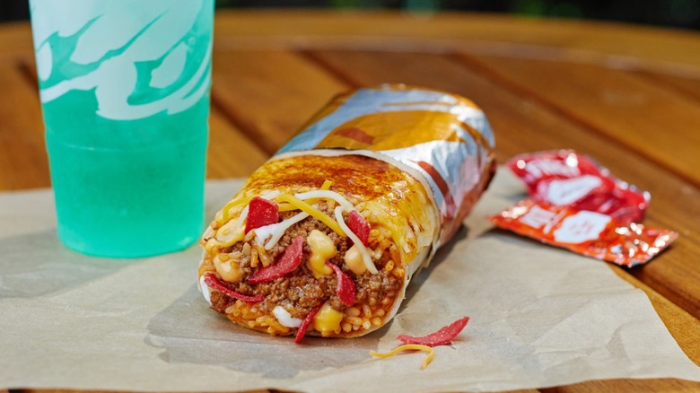 Burrito with Fiesta Tortilla Strips