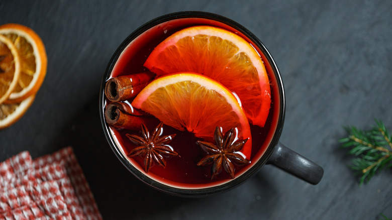 Mug of mulled wine