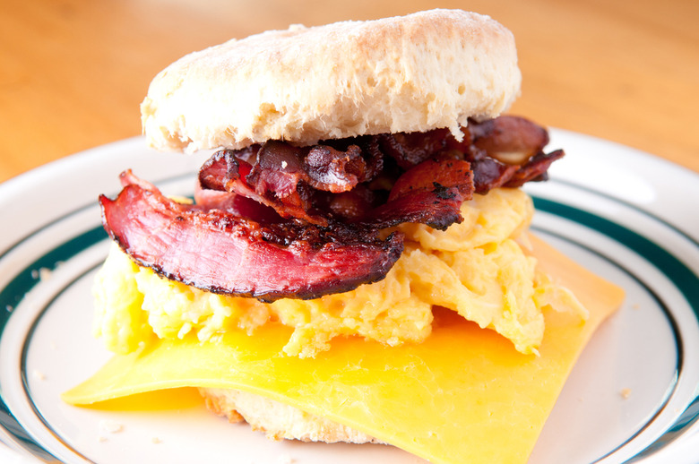 1989: Biscuit, egg and bacon