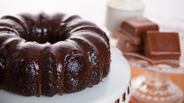 Tunnel of Fudge chocolate cake