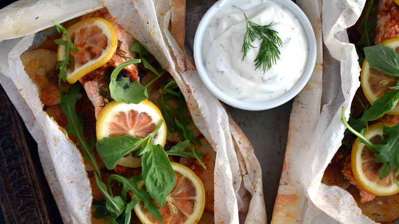 Fish en papillote