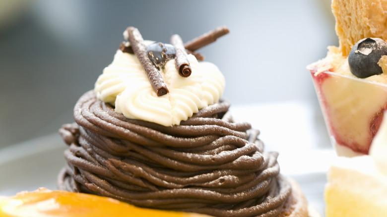 Mont Blanc dessert