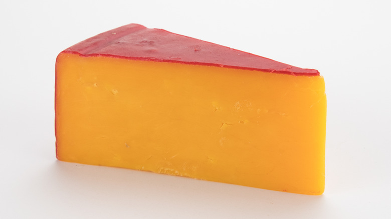 wedge of hoop cheese